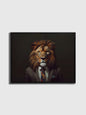 Wildlife Canvas Art - Boss Lion- Wall Decor