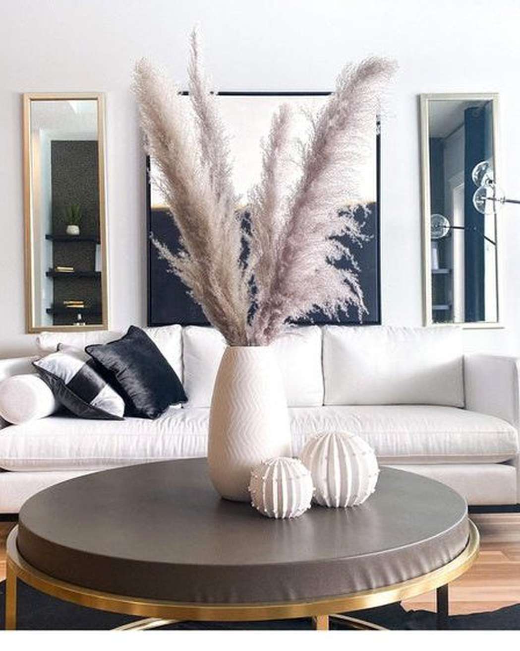 Cool Grey Pampas Grass
