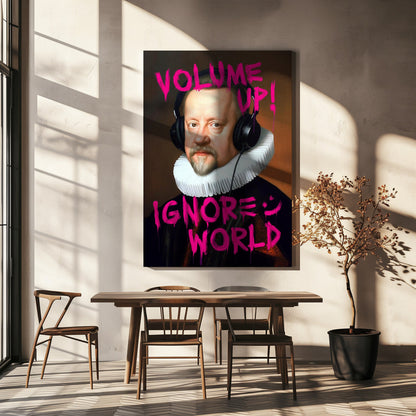 Volume Up Canvas Print